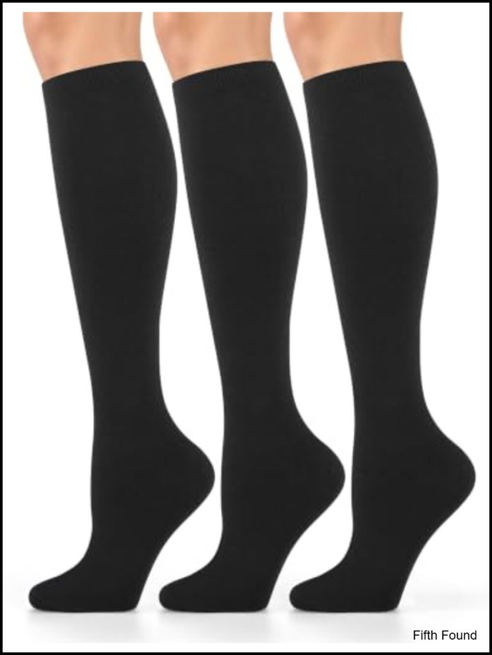 Women's Knee High Athletic Socks Cotton Spandex Striped Tube Socks